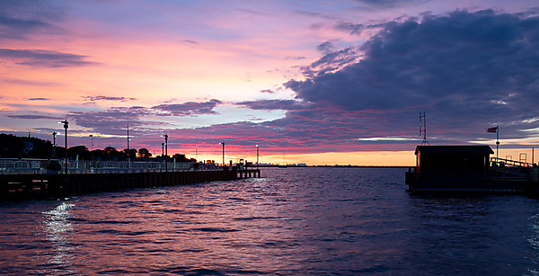 Sunrise over Macinac Island