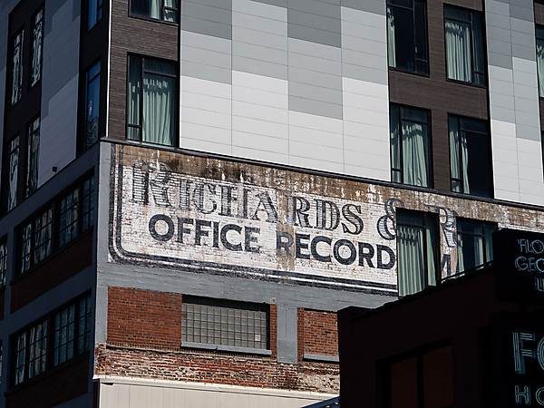 Richards & Richards Office Records Management Sign