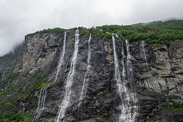 Waterfalls, Geiranger Fjord