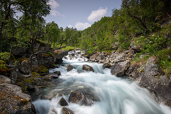 Waterfall near Laerdal