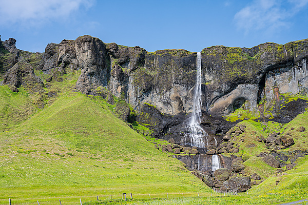 Waterfall near Fjaðrárgljúfur