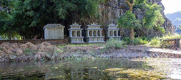 Tombs Across Tam Coc River