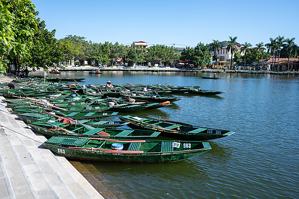 Tam Coc River Boats
