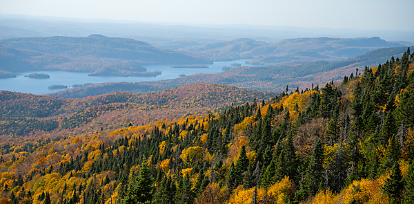 Laurentian Mountains from Mont-Tremblant