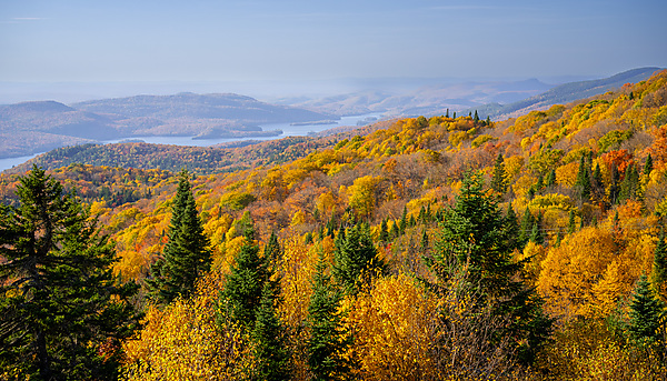 Laurentian Mountains from Mont-Tremblant