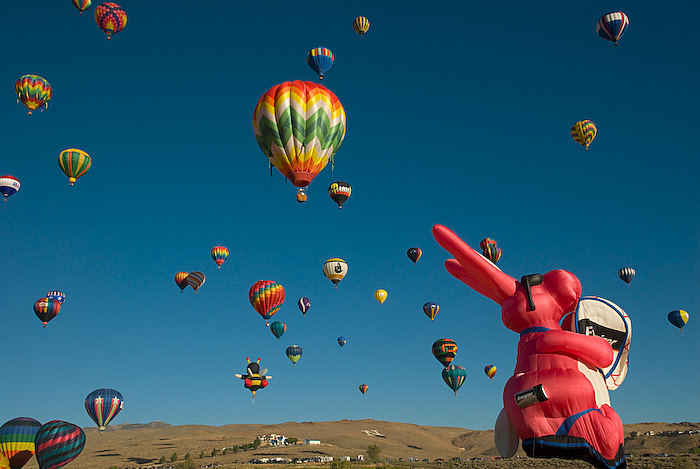 Balloons Fill the Sky