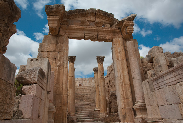 Entrance to the Temple of Artemis- Jerash