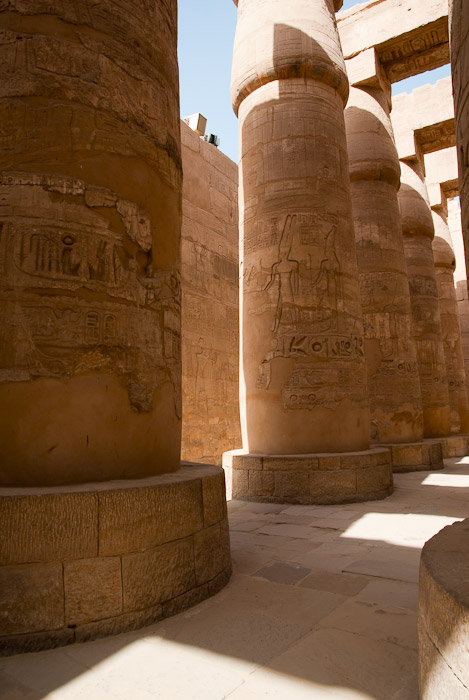 Column of Great Hypostyle Hall at Karnak