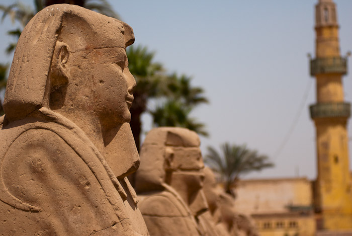 Avenue of the Sphinxes at Luxor Temple