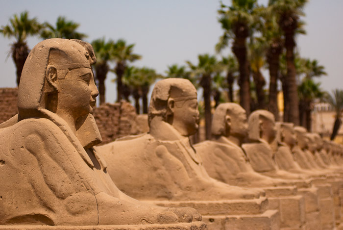 Avenue of the Sphinxes at Luxor Temple