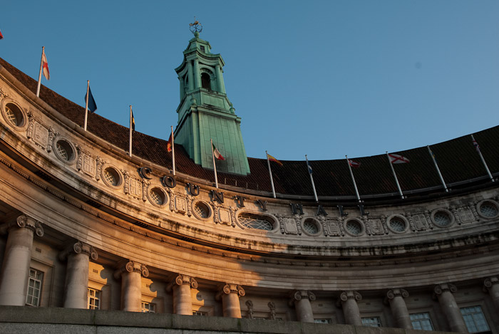 County Hall, South Bank of Thames, London