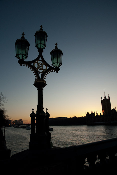 Dusk over Houses of Parliament