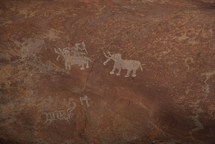 rock art, Bhimbetka Caves