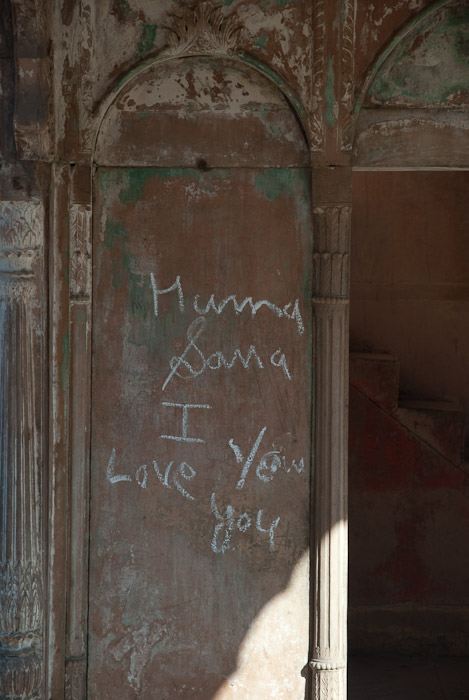 graffiti, Bhopal Taj Mahal