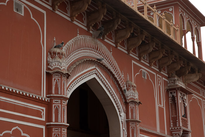 decorated archway, City Palace