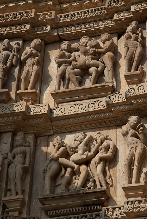 Erotic Carvings, Khajuraho