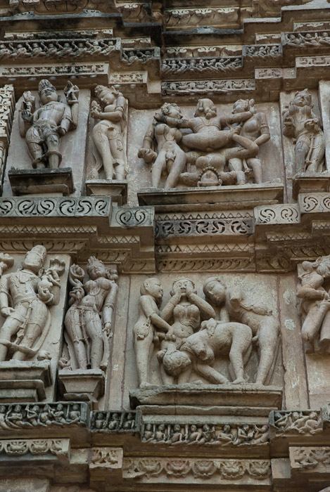 Erotic Carvings, Khajuraho