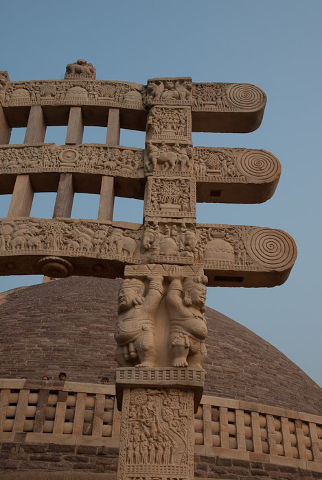 Carved Gateway to the Great Stupa, Sanchi