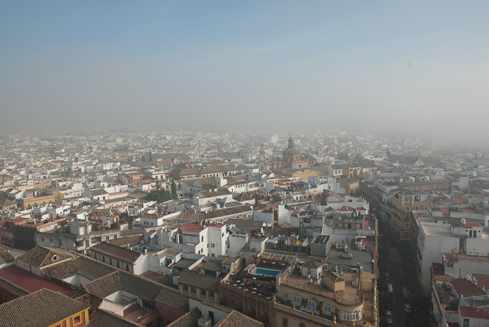 View of Seville from the top of La Giralda