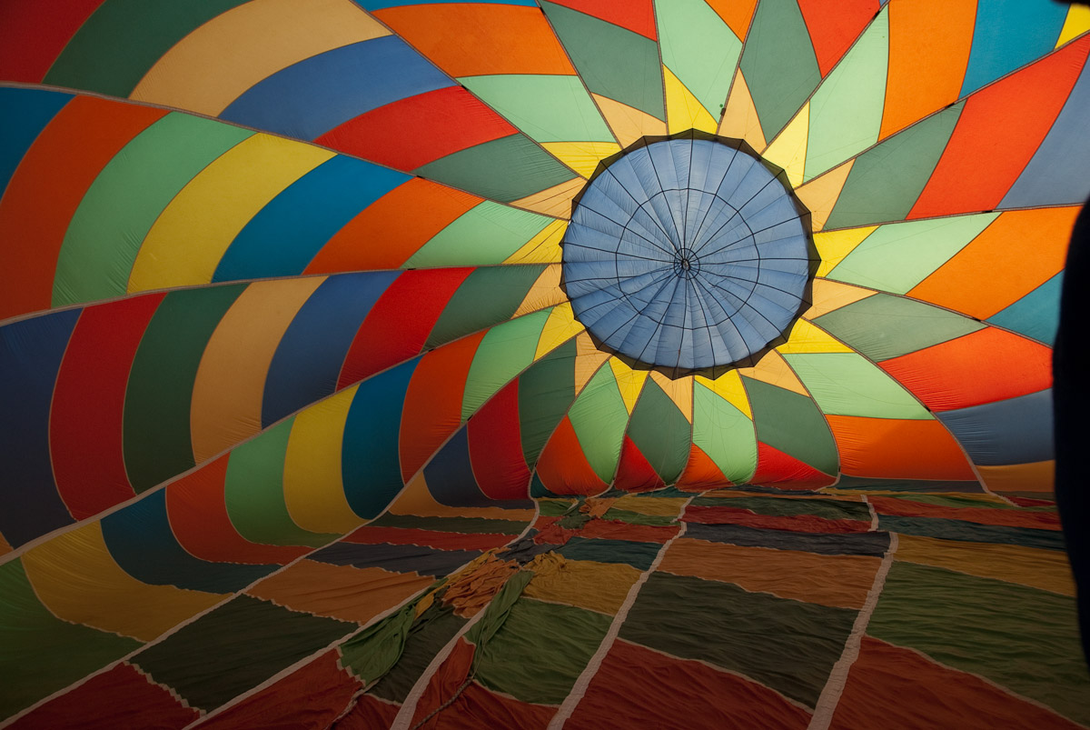 Hot Air Balloon Inflation