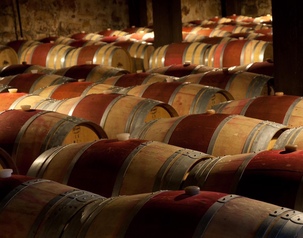 Wine Barrels at the Hess Collection