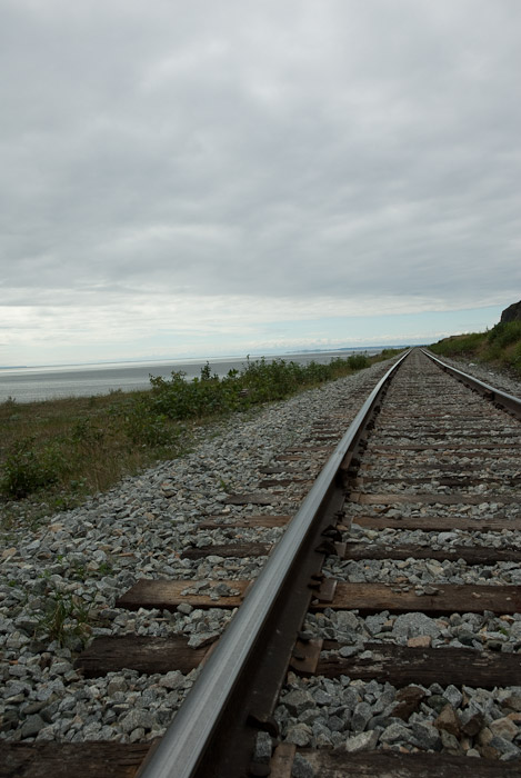Railroad Track along the Cook Inlet