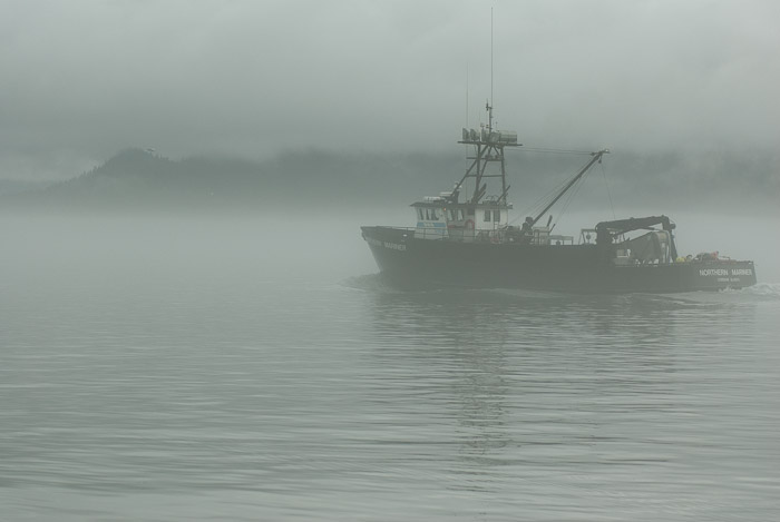 Tug Boat in the Mist