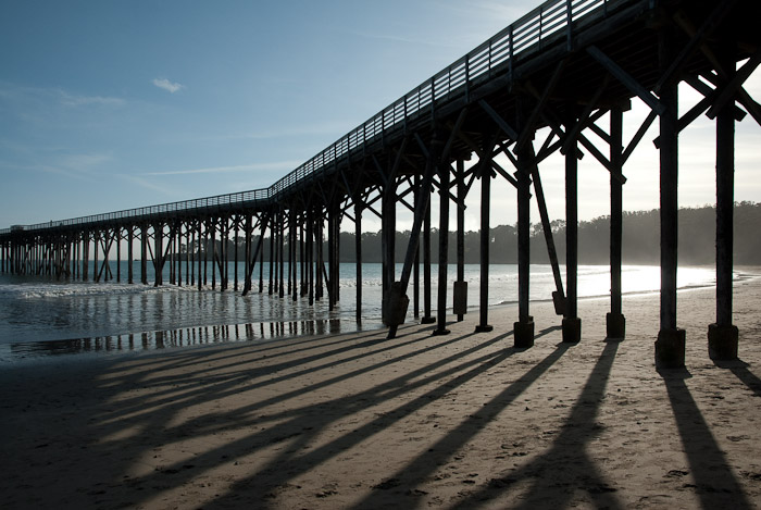 Pier at W.R. Hearst State Beach