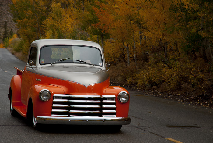 Classic Cars and Fall Colors in the Eastern Sierra