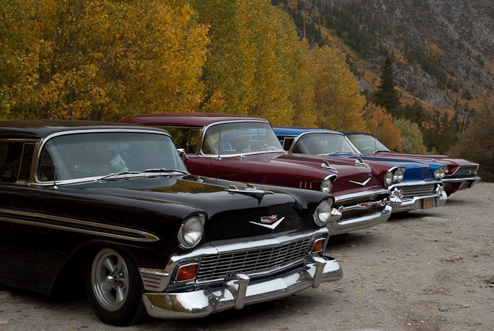 Classic Cars and Fall Colors in the Eastern Sierra