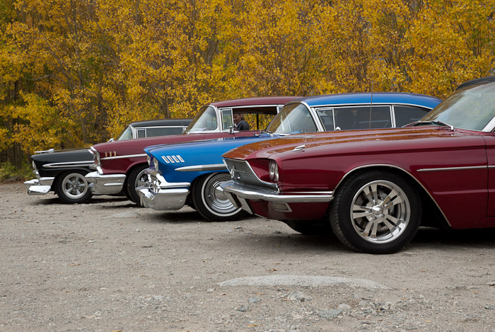 Classic Cars and Fall Colors in the Eastern Sierra