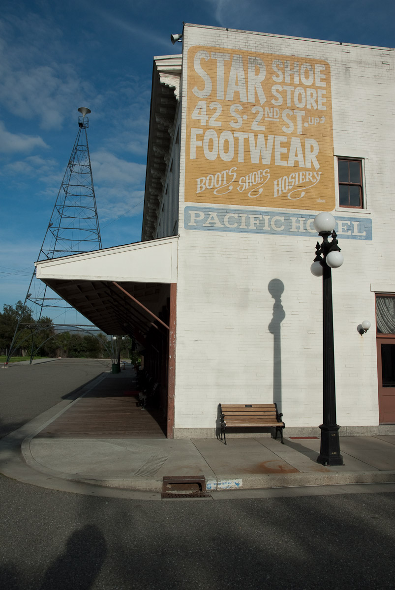 Star Shoe Store Advertisement, San Jose History Park
