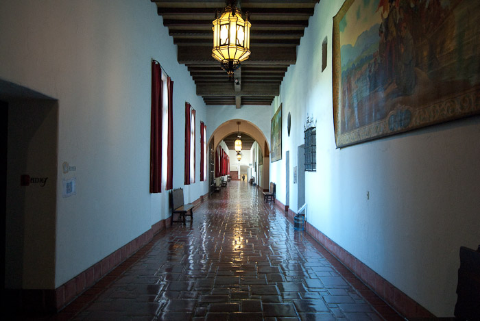 Hallway, Santa Barbara Courthouse