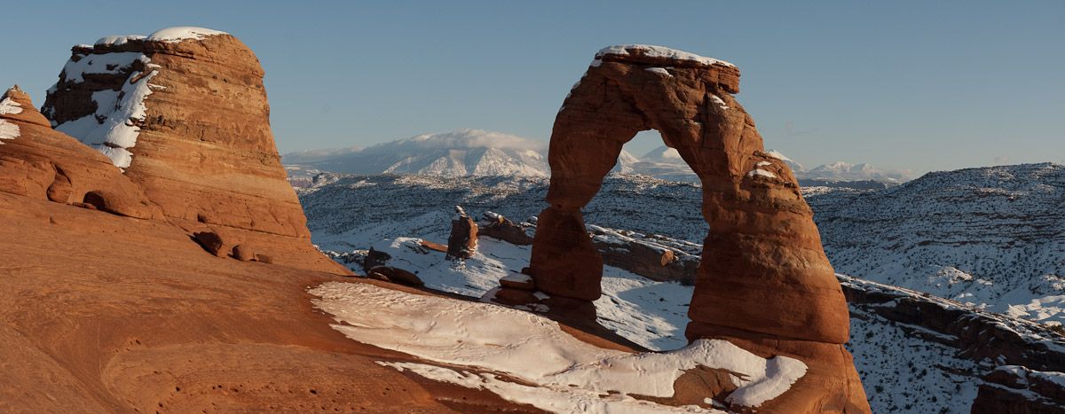 Evening Light on Delicate Arch, Arches National Park