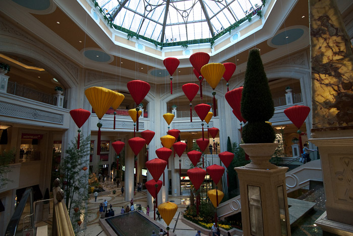 Chinese New Year Lanterns, Shoppes at The Palazzo Details