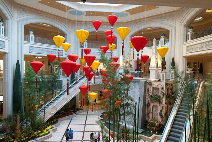 Chinese New Year Lanterns, Shoppes at The Palazzo Details