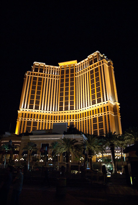 View of the Palazzo at night