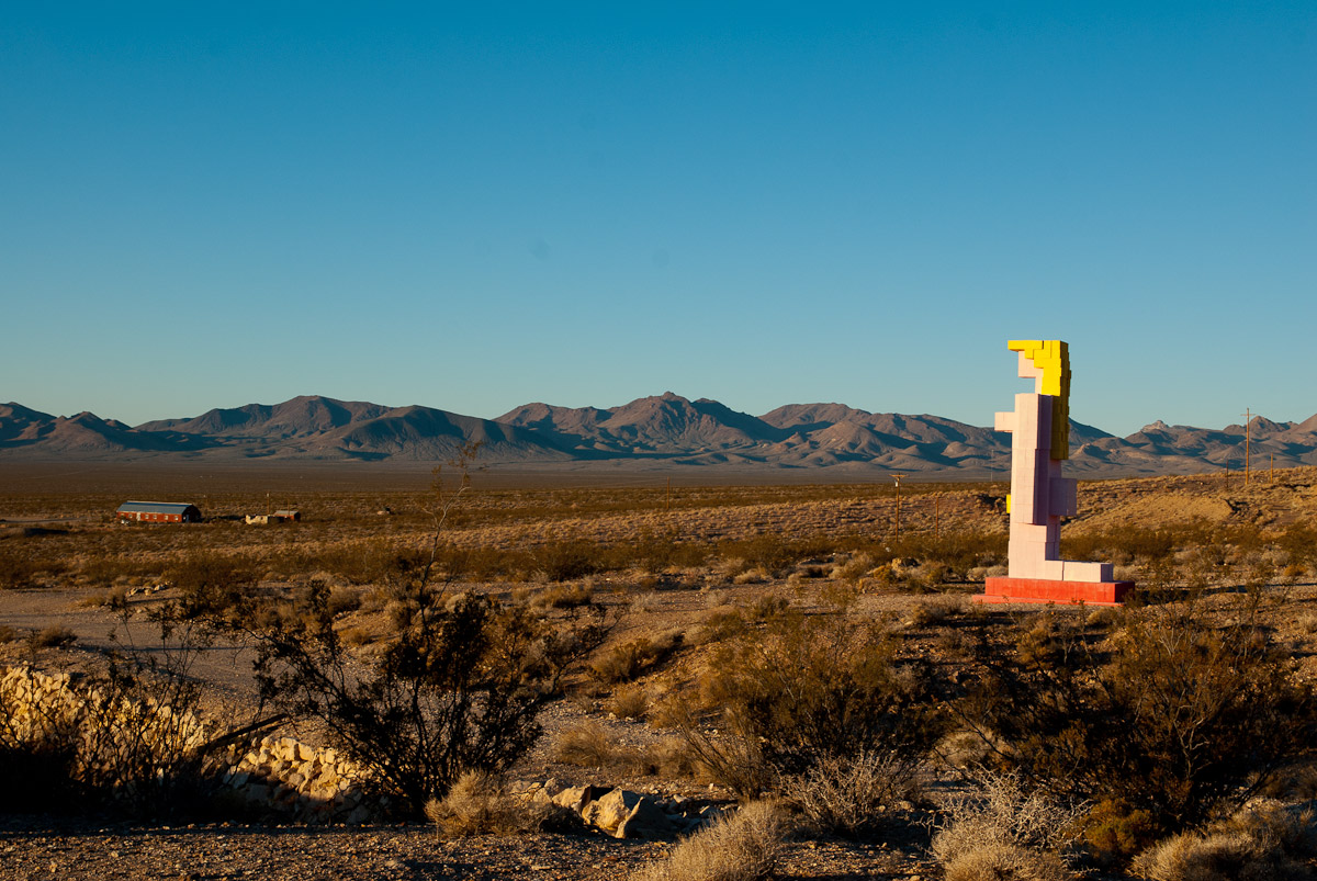 The Venus of Nevada overlooks the desert