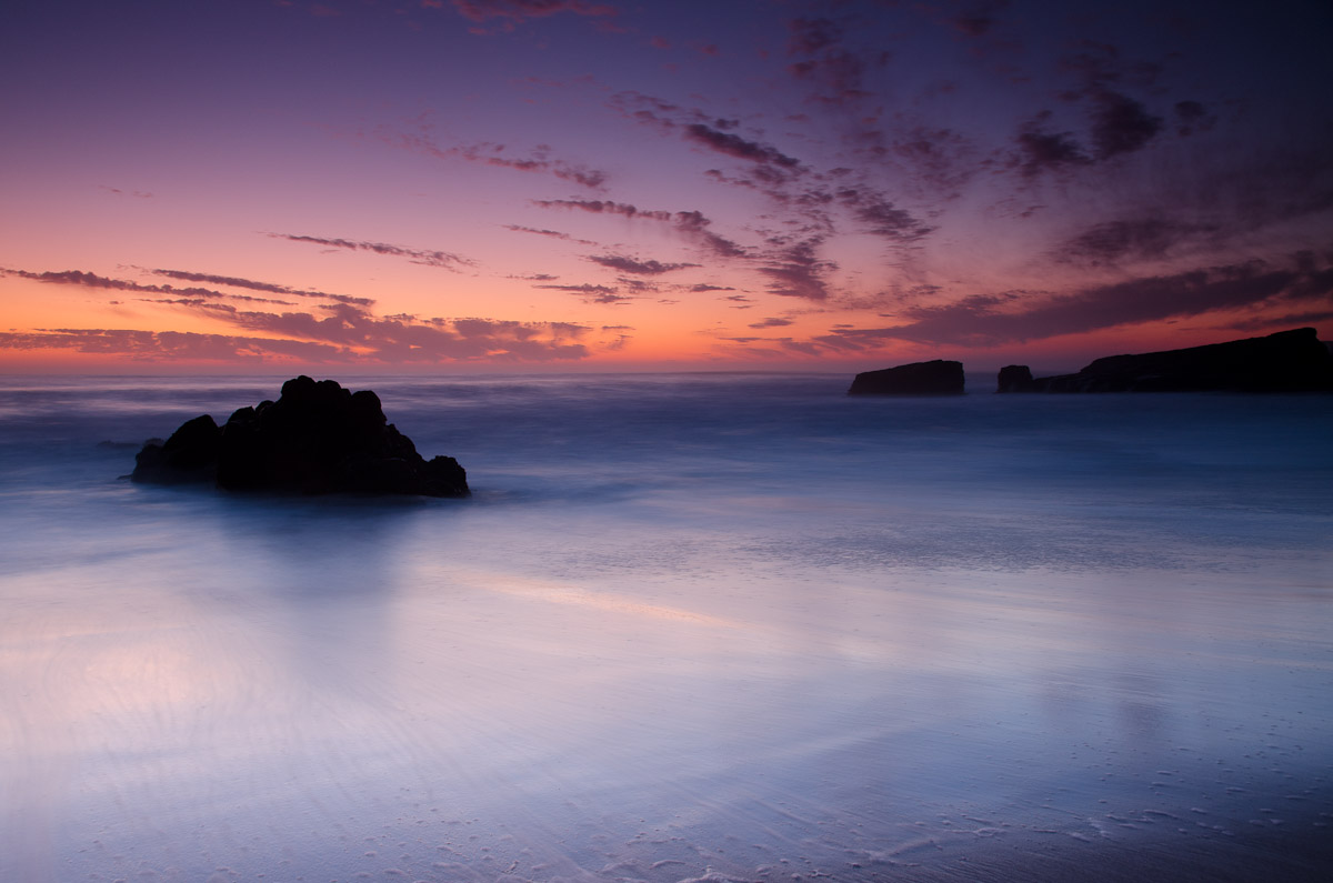 Sunset over Panther Beach