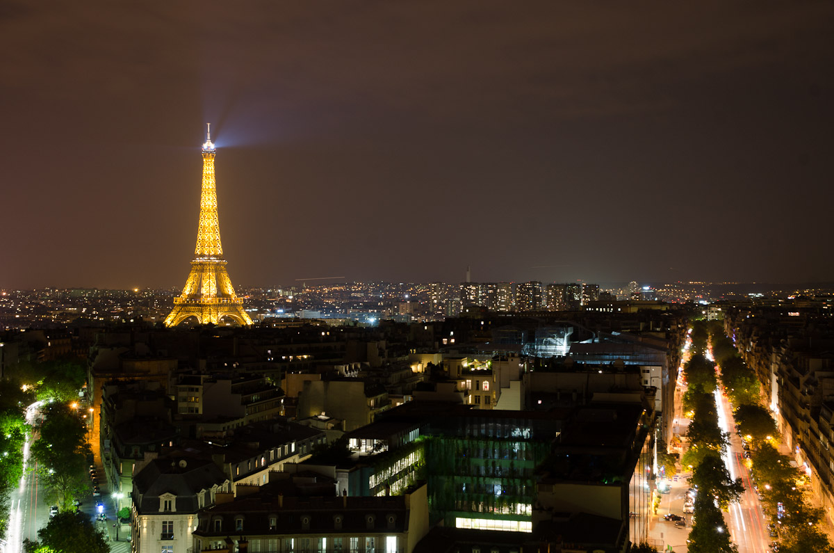 Eiffel Tower at night