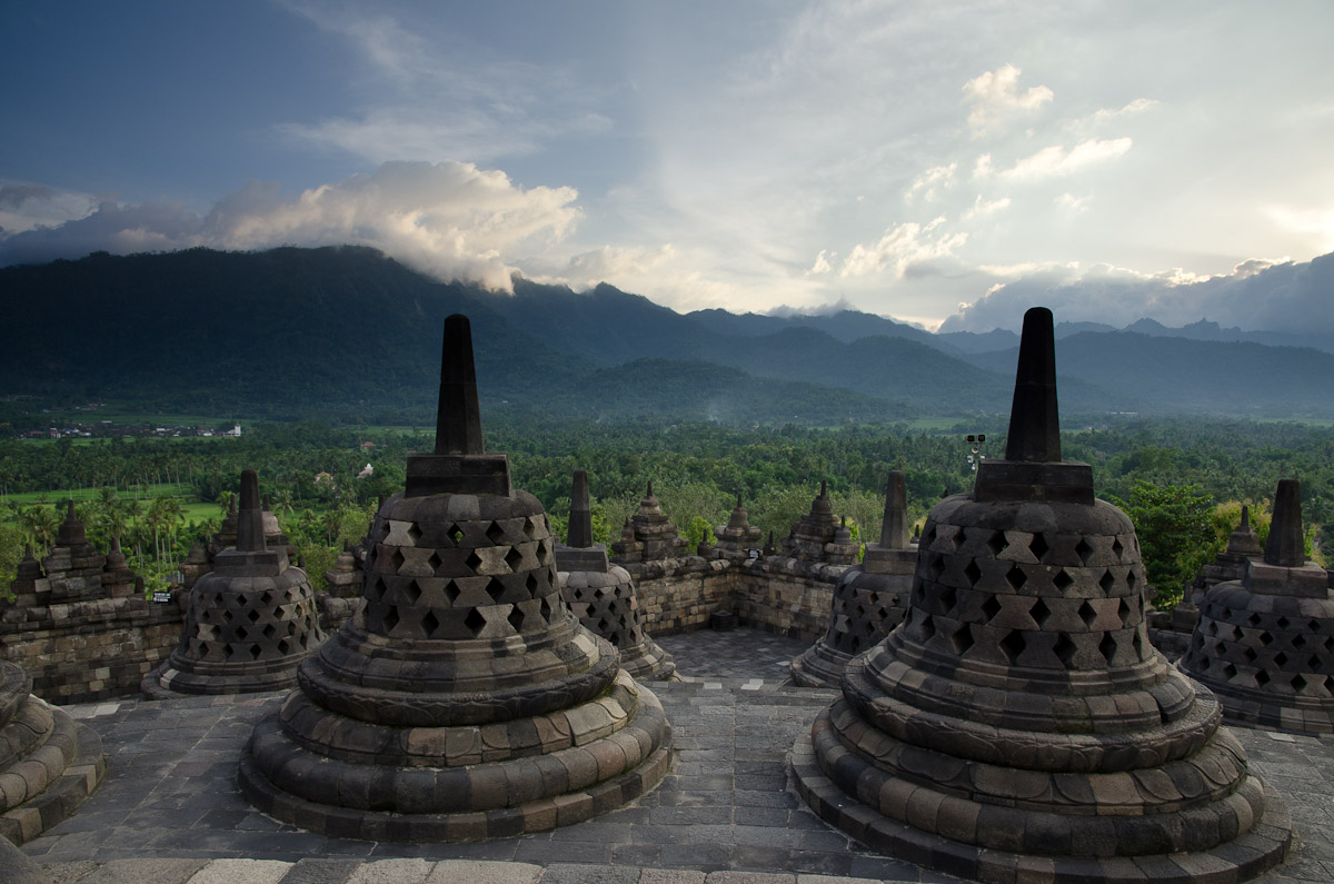 Late Afternoon, Borobudur