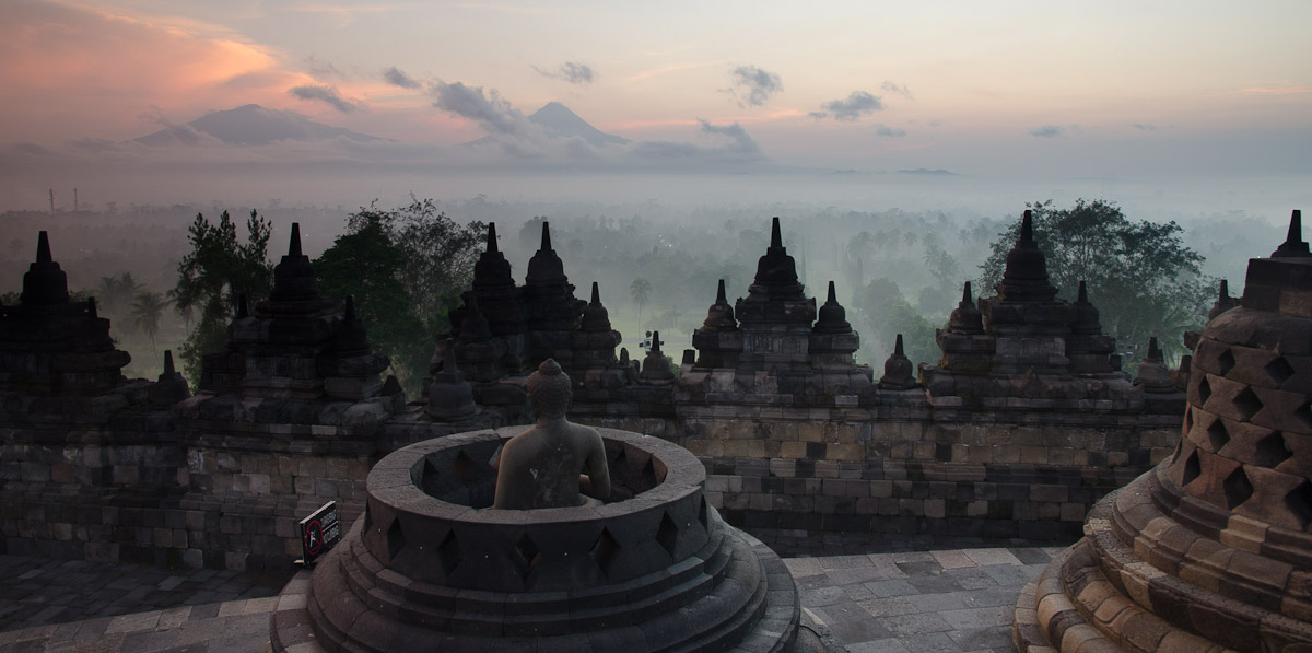 Buddha Statue at dawn