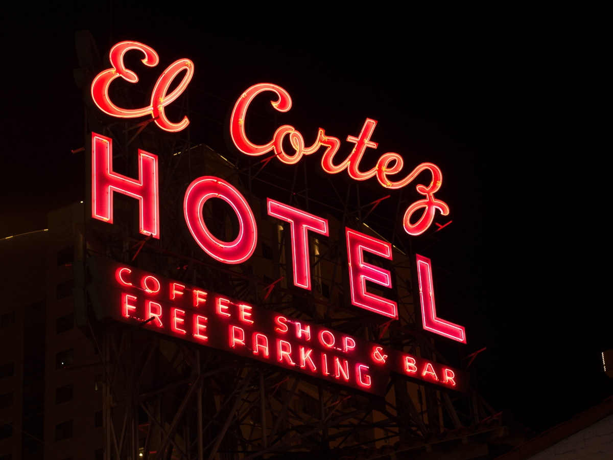 El Cortez Hotel Sign